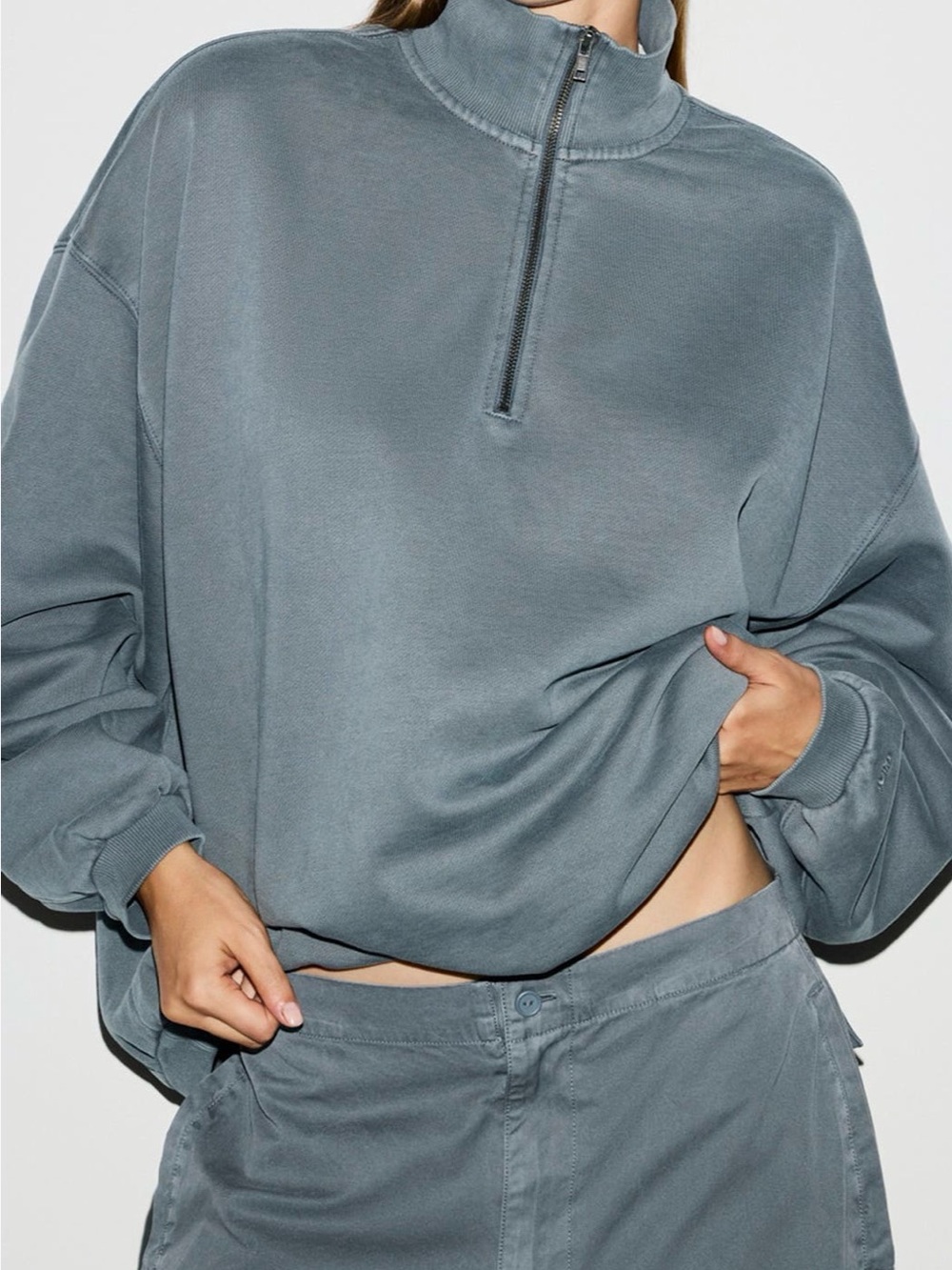 SKIMS Half Zip Pullover
